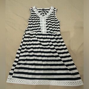 Striped Cotton Beachy Dress